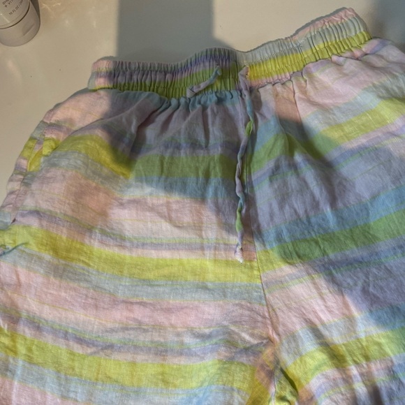 Frankie’s Bikinis Lou High Waisted Stripe Shorts Summer Stripe Sz Small - Picture 4 of 14